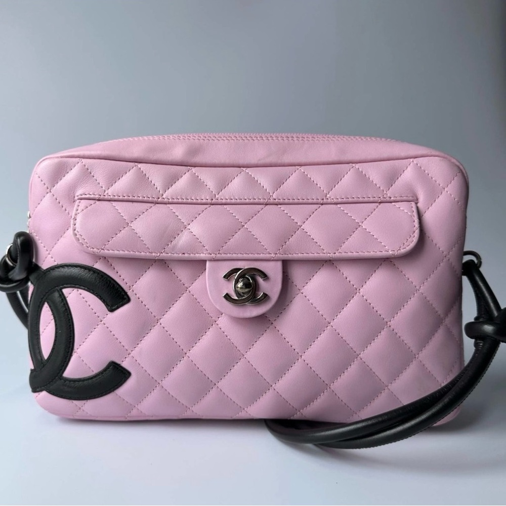 CHANEL
Calfskin Quilted Cambon Camera Bag